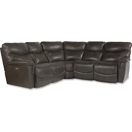 3 Pc Pwr Reclining Sectional Sofa w Pwr Head